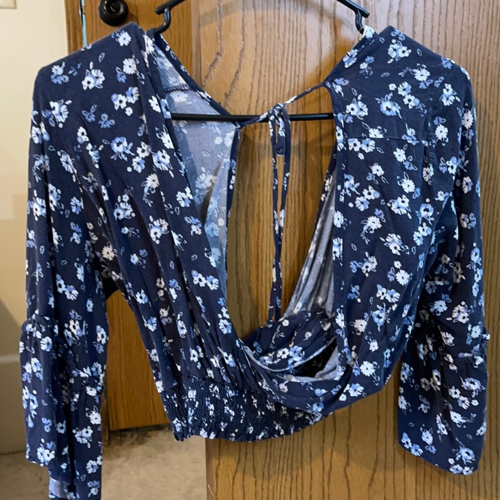 Floral crop top